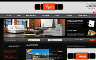 topaze.fr website preview