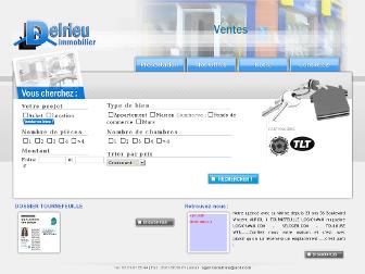 delrieu-immo.com website preview