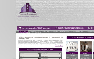 violettepatrimoine.com website preview