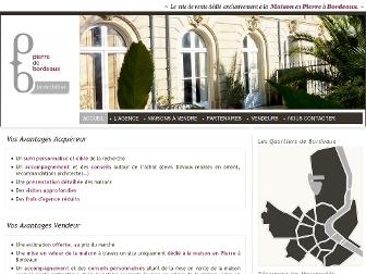 pierredebordeauximmobilier.fr website preview