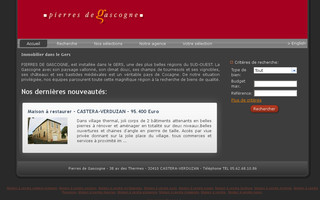pierres-de-gascogne.com website preview