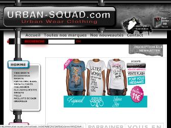 urban-squad.com website preview