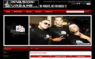 invasion-urbaine.com website preview