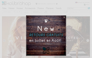kolibrishop.fr website preview
