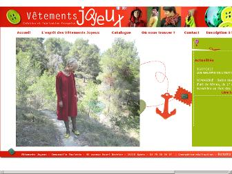 vetementsjoyeux.com website preview