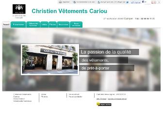 vetements-christien-cariou.fr website preview
