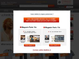size-factory.com website preview