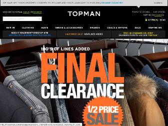 fr.topman.com website preview