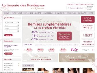 lalingeriedesrondes.com website preview