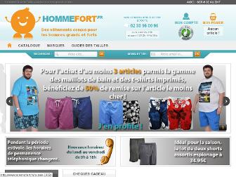 hommefort.fr website preview