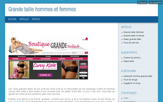 grandetaille.blog4ever.com website preview