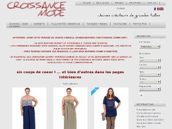 croissancemode.com website preview