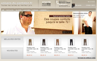 univers-du-pantalon.fr website preview