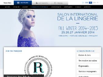 lingerie-paris.com website preview