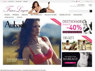 frisson-lingerie.com website preview