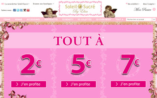 soleilsucre.com website preview
