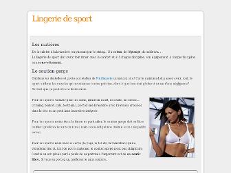 sport-lingerie.com website preview