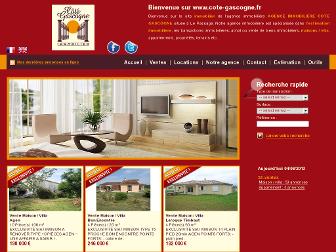 cote-gascogne.fr website preview