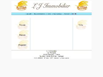 ljimmobilier.fr website preview