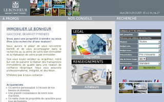 le-bonheur.com website preview