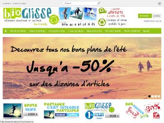 bio-glisse.fr website preview