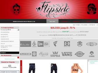 flipsidestreetwear.com website preview
