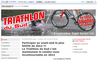 triathlondusud.com website preview