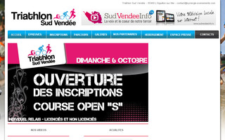 triathlon-sudvendee.fr website preview