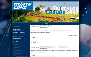 triathlons.fr website preview