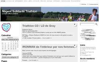 nogent-triathlon.fr website preview