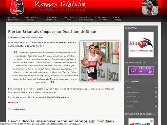 rennes-triathlon.fr website preview