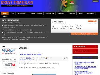 brest-triathlon.fr website preview
