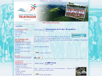auvergne-triathlon.onlinetri.com website preview