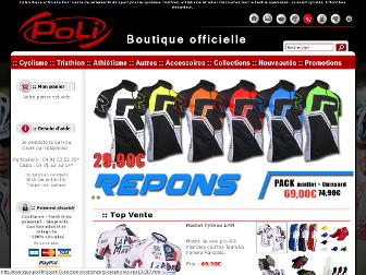 boutique.poli.fr website preview