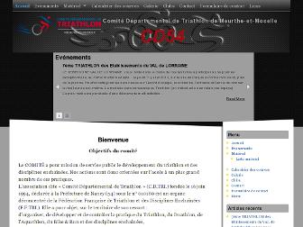 triathlon54.fr website preview