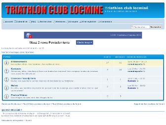triathlonlocmine.forumactif.org website preview