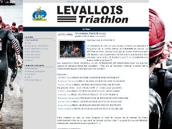 levalloistriathlon.fr website preview