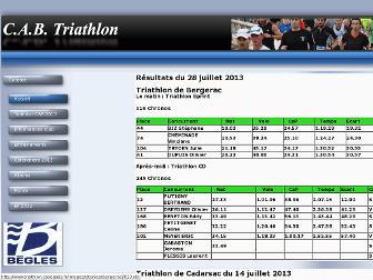 triathlon.cabeglais.fr website preview