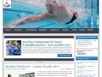 cnptriathlon.fr website preview