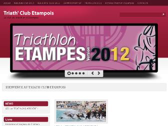 triathclubetampois.fr website preview