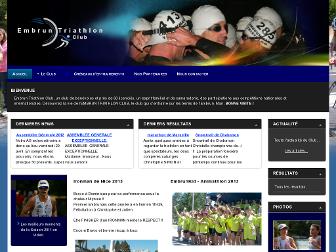 embruntriathlonclub.com website preview