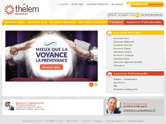 thelem-assurances.fr website preview