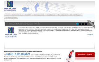 mutuelle-des-sportifs.com website preview