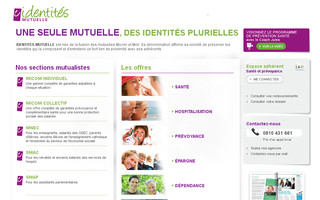identites-mutuelle.com website preview