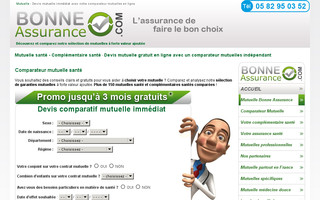mutuelle.bonne-assurance.com website preview