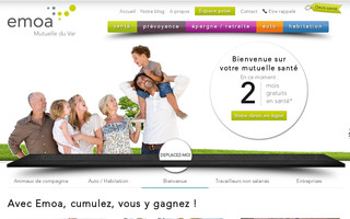 mutuelle-emoa.fr website preview