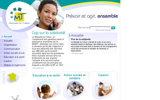 mutuelledutresor.fr website preview