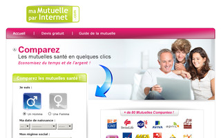 mamutuelleparinternet.com website preview