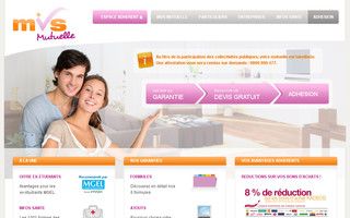 mutuellemvs.fr website preview