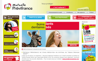 previfrance.fr website preview